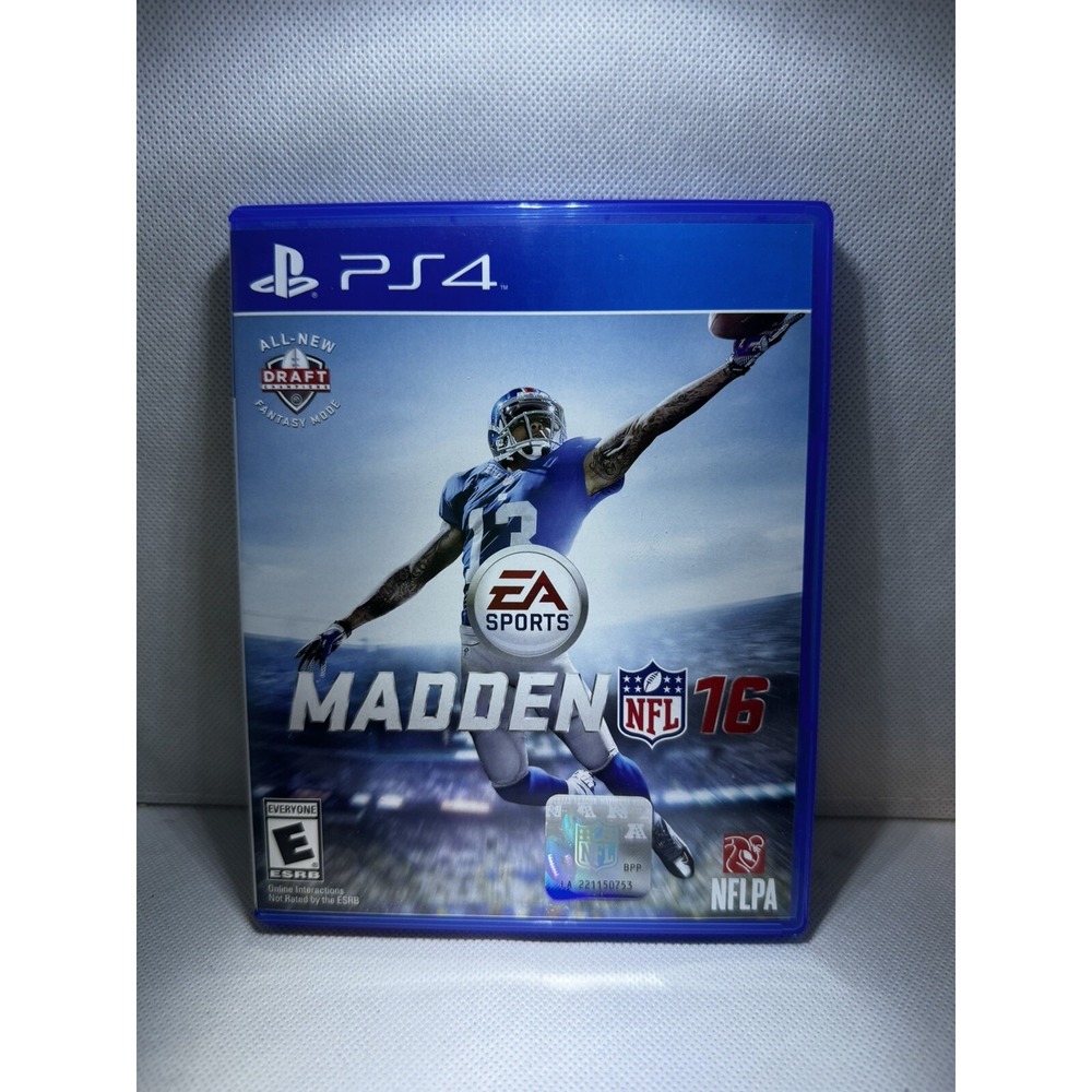 PS4 Madden NFL 16 EA Sports Video Game Football Pre Owned OBJ